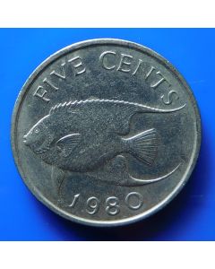 Bermuda 5 Cents1980km# 16 Schön# 4