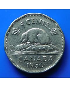 Canada 5 Cents1950km# 42  Schön# 41