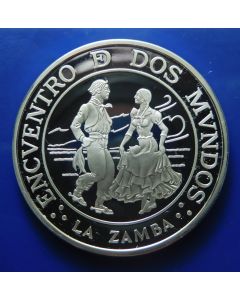 Argentina 	 25 Pesos	1997	 a couple dancing the Zamba