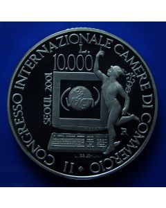 San Marino 10000 Lire2001 km# 438 