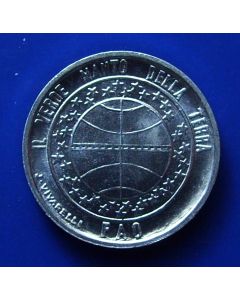 San Marino 	 Lira	1977	 The green mantle of the earth.  F.A.O.