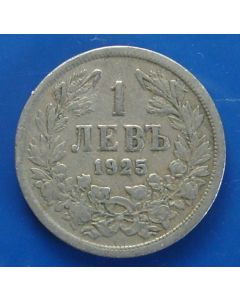 Bulgaria 	 Lev	1925	 No mintmark; minted in Brussels, Belgium