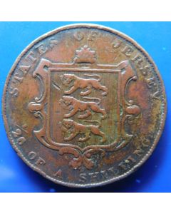 Jersey 	1/26 Shilling	1844	 - VICTORIA  D.G. BRITANNIAR