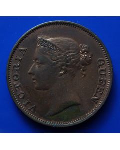 Straits Settlements  Cent1845 km# 3 