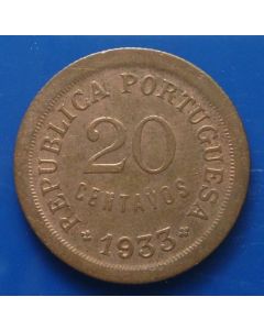 Guinea-Bissau 	 20 Centavos	1933	