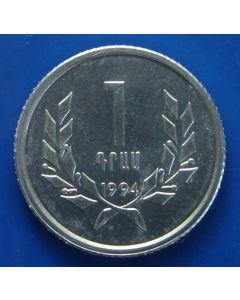 Armenia 	Dram	1994	 - National armsm - UNC