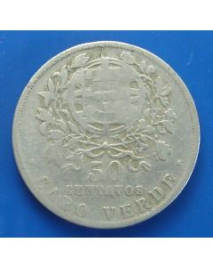 Cape Verde 	 50 Centavos	1930	  - Libery head, Colonial Coin