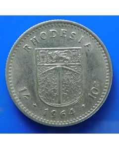 Rhodesia  Shilling1964 km#2  Schön# 3