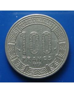 Chad100 Francs1975km# 3