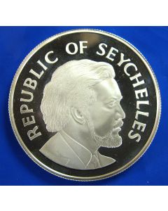 Seychelles 	 25 Rupees	1977	 Proof, Queen's Silver Jubilee - Silver