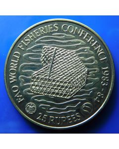 Seychelles 	 25 Rupees	1983	 F.A.O. Fisheries Conference