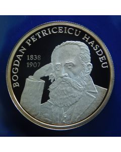 Moldova 	 50 Lei	2011	 Bogdan Petriceicu Hasdeu  - mintage: 500pc