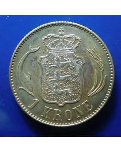 Denmark 	 Krone	1915	 - Christian X 