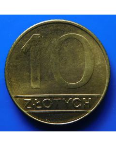 Poland  10 Zlotych1990Y# 152.2    Schön# 183