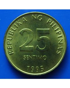 Philippines  25 Centimos1995 km# 271  