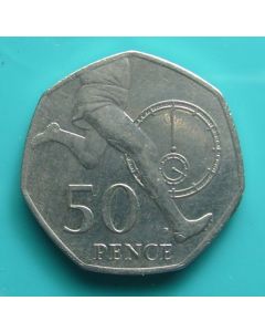 Great Britain  50 Pence2004 km# 1047 