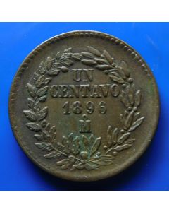  Mexico 	 Centavo	1896