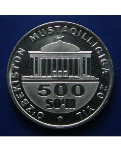 Uzbekistan 500 Som2011km# 34.1