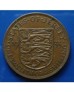 Jersey 1/12 Shilling1933km# 16