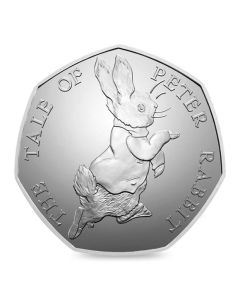 Great Britain 	 50 Pence	2017	 TheTale of Peter Rabit