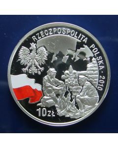 Poland  10 Zlotych2010 Y# 726   