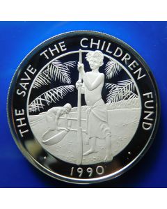 Samoa 	 10 Tala	1990	 Save the Childeren Fund
