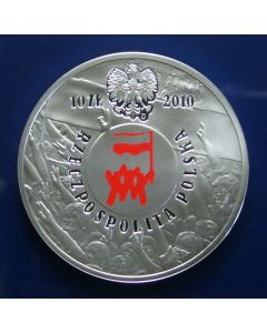 Poland  10 Zlotych2010 Y# 738  