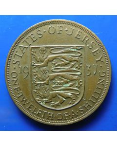 Jersey 1/12 Shilling1937km# 18