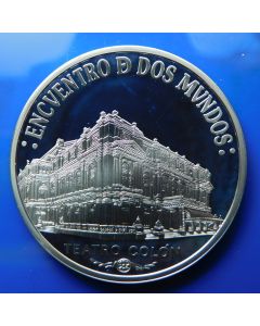 Argentina 	 25 Pesos	2005	 - Colon Theater - Silver / Proof
