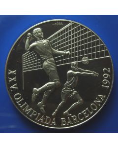 Carib.C.	10 Pesos	1990	- Volleyball - Silver / Proof
