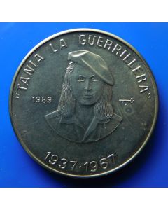 Carib.C.	 Peso	1989	 Bust of Tania La Guerrillera