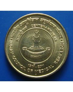 India  5 Rupees2011 km#396 - unc