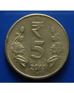 India  5 Rupees2011 km#399.2 -.Type 2