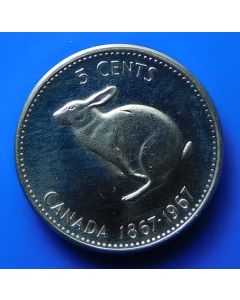 Canada 5 Cents1967km# 66