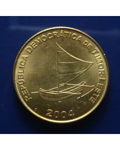 East Timor 25 Centavos2004 km# 4 