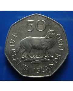 Falkland Islands 50 Pence1980km# 14.1   Schön# 7