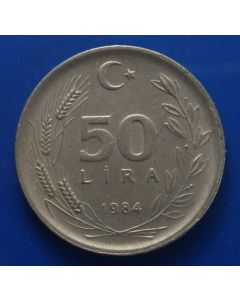 Turkey  50 Lira1984 km# 966 