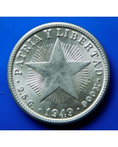 Carib.C.	 10 Centavos	1948	  Silver
