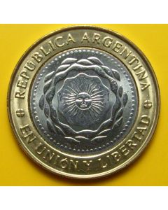 Argentina  2 Pesos2010km# 165  