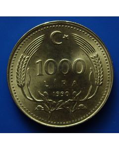 Turkey 1000 Lira1990