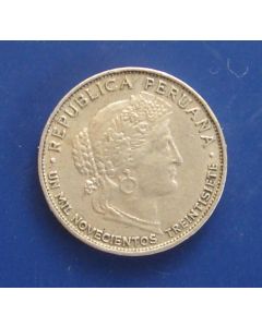 Peru  5 Centavos 1937 km# 213.2