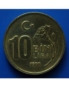 Turkey 10000 Lira1998 