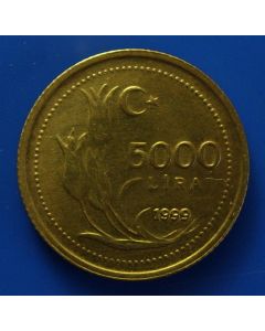 Turkey  5000 Lira1999