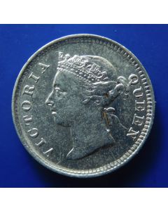 Straits Settlements 	 5 Cents	1884