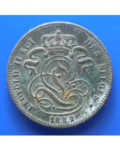 Belgium 	 Centime	1882	 Léopold II (Dutch text)  KM# 33.2