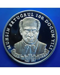 Turkey 	 50000 Lira	1992	 100th Birthday of Muhsin Ertuğrul – Rare 