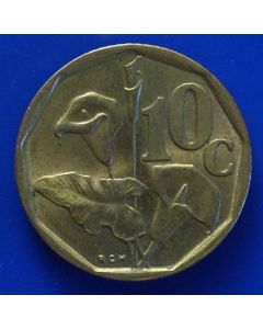South Africa 10 Cents  km# 135
