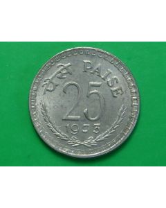 India 25 Paise1973Ckm#49.3 