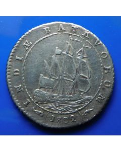 East Indies / Batavian Republic Gulden1802 km# 83 Scholten # 488