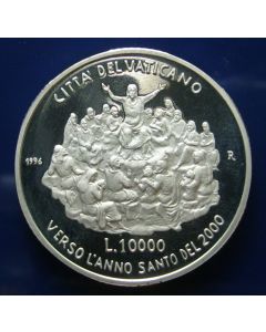 Vatican City  10000 Lire1996 km# 271 